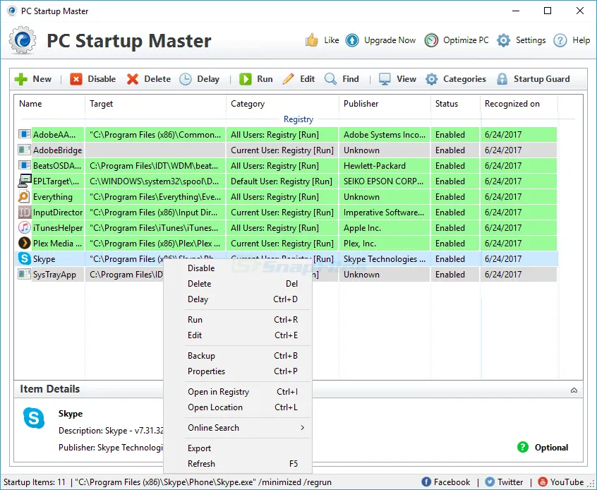 PC Startup Master Captură de ecran 1