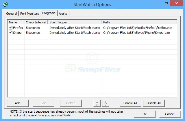 StartWatch Captură de ecran 2