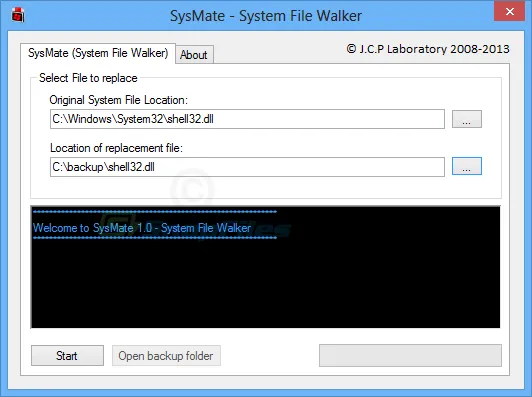 SysMate System File Walker Captură de ecran 1