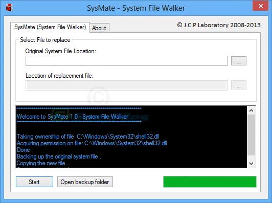 SysMate System File Walker Captură de ecran 2