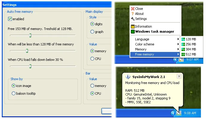 SysInfoMyWork Captură de ecran 1