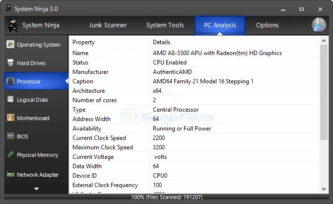 System Ninja Captură de ecran 2