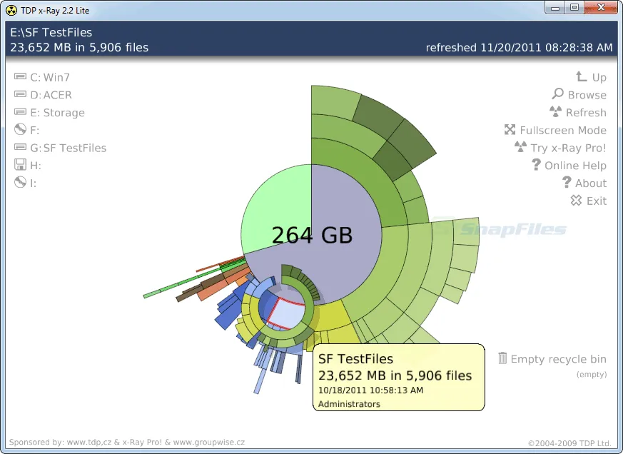 TDP x-Ray Lite Captură de ecran 1