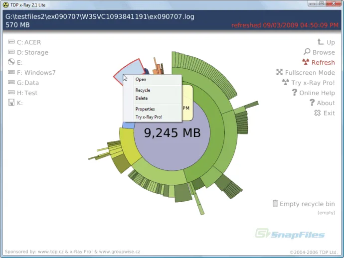 TDP x-Ray Lite Captură de ecran 2