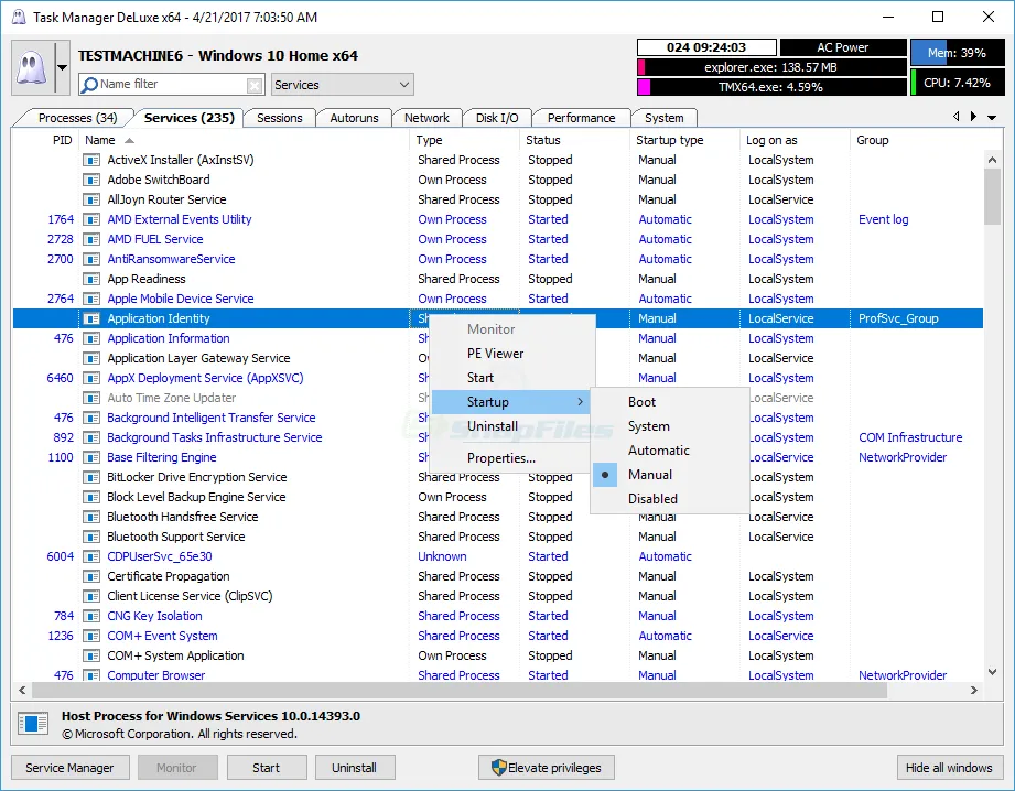 MiTeC Task Manager DeLuxe Captură de ecran 2