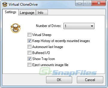 SlySoft Virtual CloneDrive Captură de ecran 1