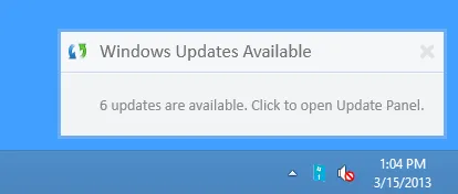 Windows Update Notifier Captură de ecran 2