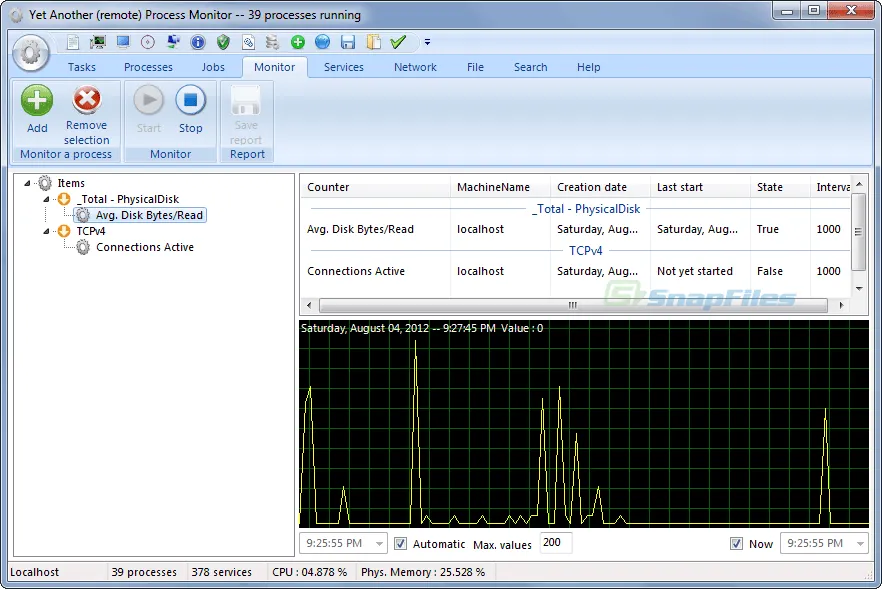 Yet Another Process Monitor Captură de ecran 2